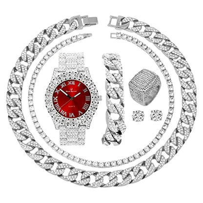 ST10327 CRNT Silver - Blood Red