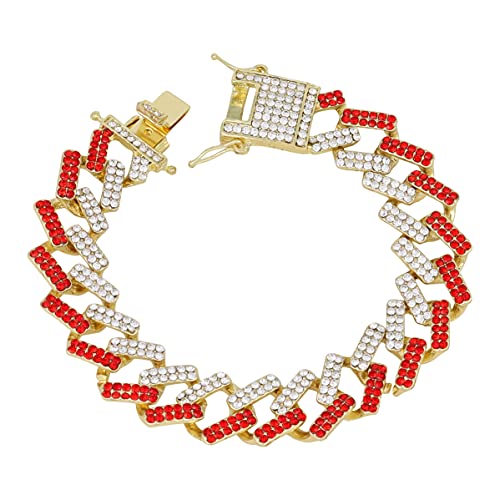 ZZ Bracelet - ZZ001B(Red/Gld)