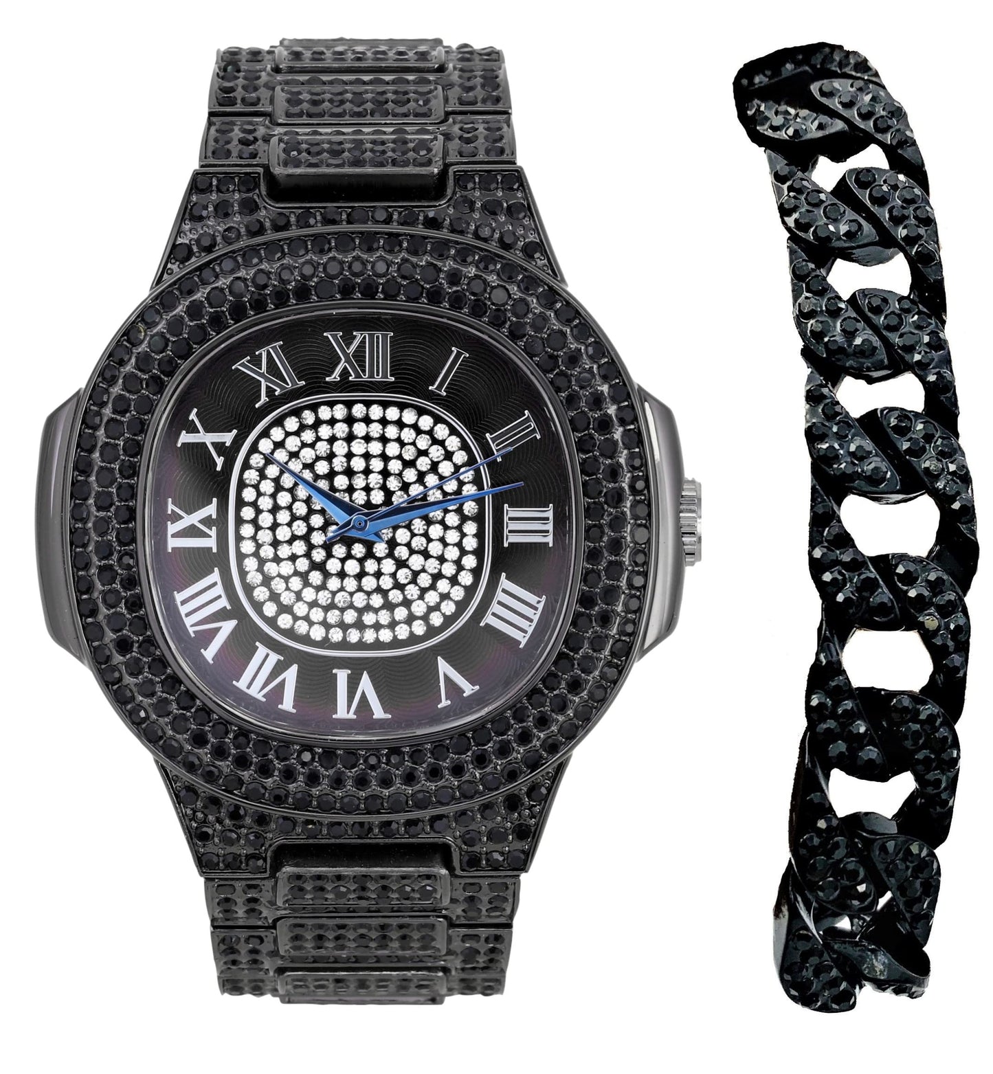 ST10235VO With Cuban Bracelet