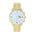  ST10524 GOLD WITH WHITE DIAL NEW 