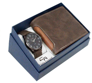 8688-LB Tan Watch with Tan wallet sets