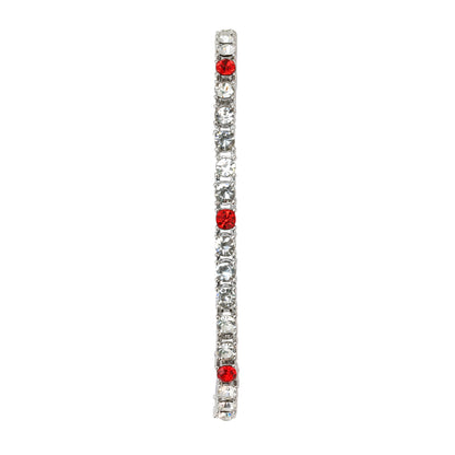 5mm Tennis Bracelets (SLV - Red)