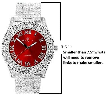 ST10327LA SILVER RED