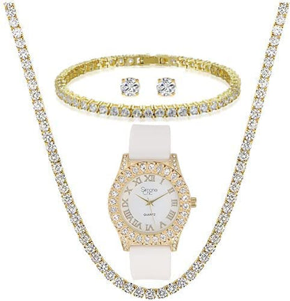 ST10357LA Gold Pure White Set