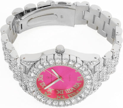 ST10327LA SILVER RED