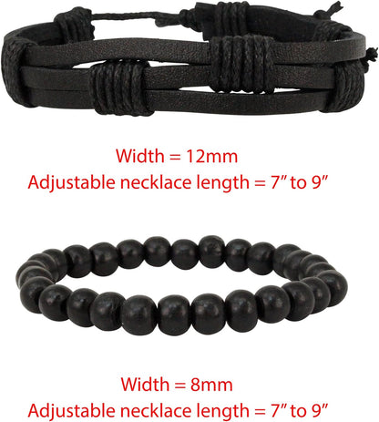 Beaded Bracelet & Watch Set