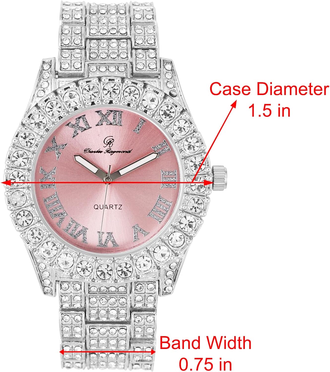 ST10327LA SILVER RED