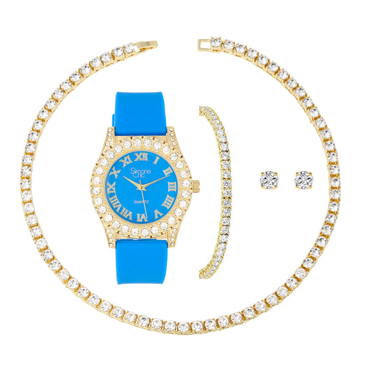 ST10357LA Gold Bright Blue Set