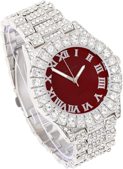 ST10327LA SILVER RED