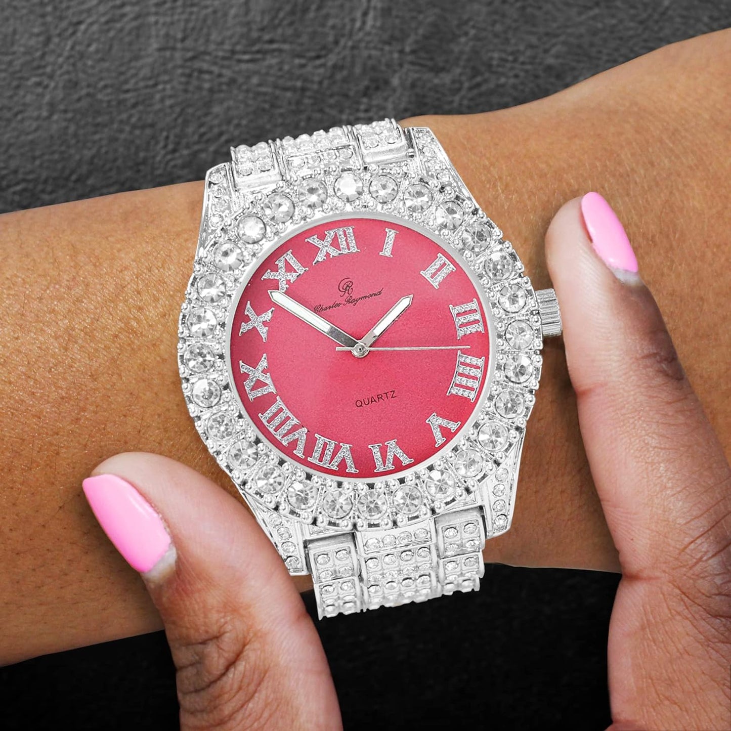 ST10327LA SILVER RED