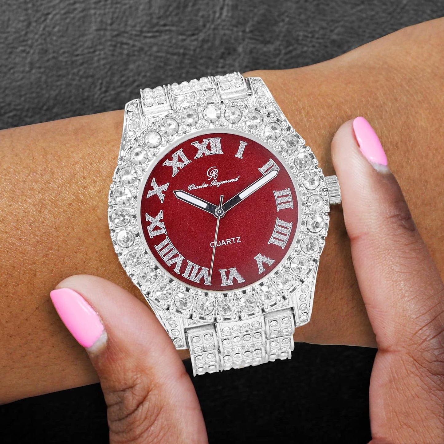 ST10327LA SILVER RED