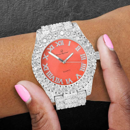 ST10327LA SILVER RED