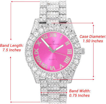 ST10327LA SILVER RED
