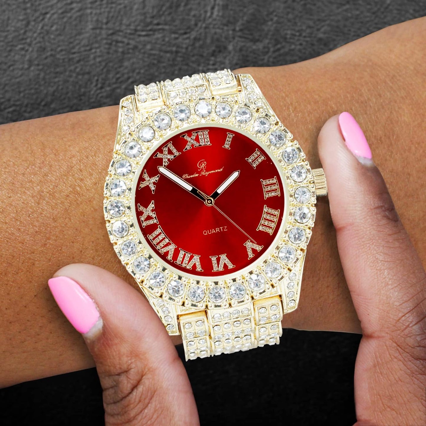 ST10327LA SILVER RED